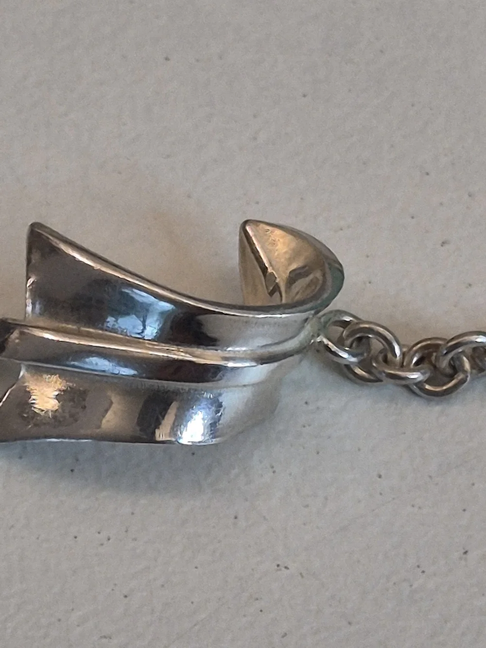 Tiffany & Co. Vintage Angela Cunmings Sterling Silver Bent Arrow Bracelet